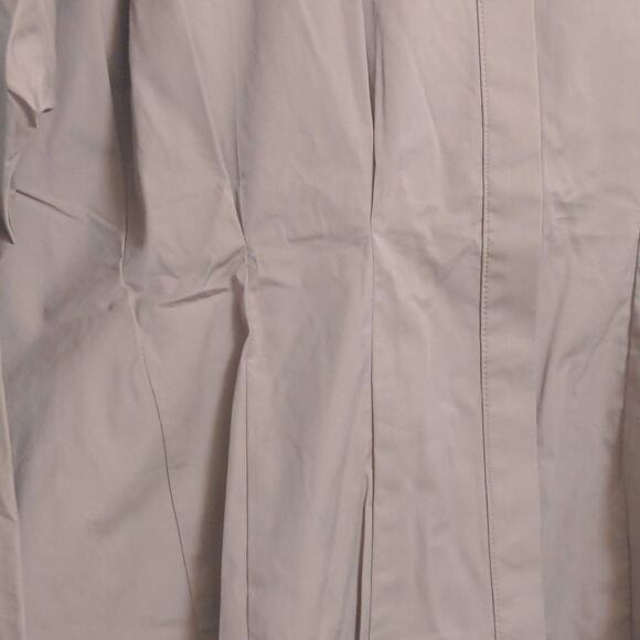 Good American Womens Dart Poplin Shirt Button Up Brown Long Sleeve Pleated 5 New - Picture 2 of 11